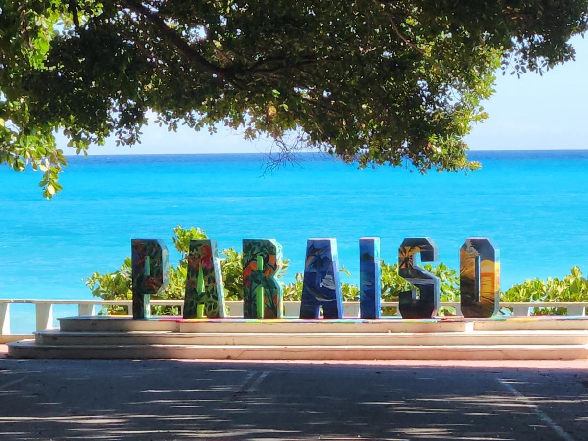 Beachfront Apartment, Quiet 4 Beds, 1 Bath, Ac, Wi-Fi, Hot Water, In Paraiso Near Los Patos ภายนอก รูปภาพ
